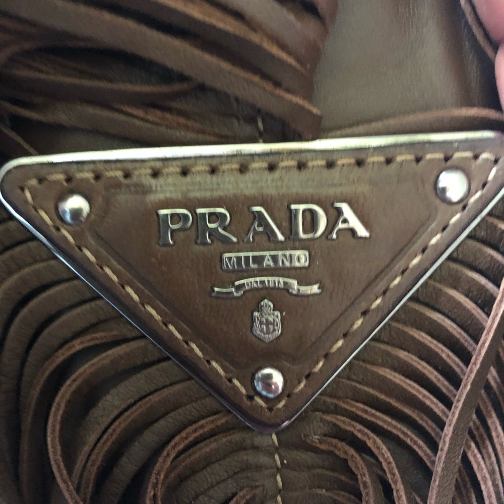 Prada fringe bag. More photos